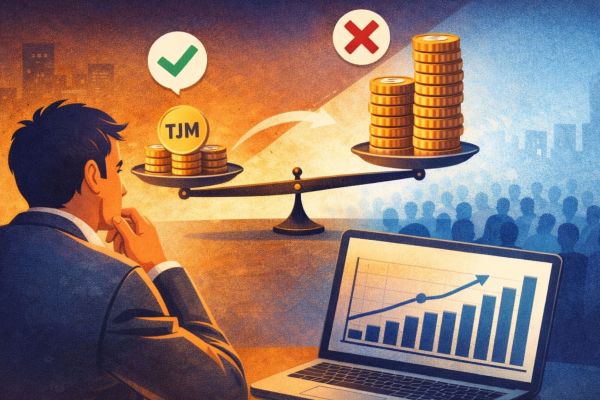 Comment se positionner au bon TJM sans perdre une mission : comprendre la logique du marché réel